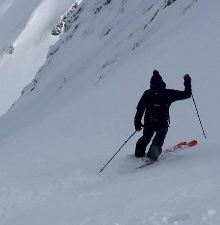 Denis Pewny, terrain de jeu La Clusaz, France