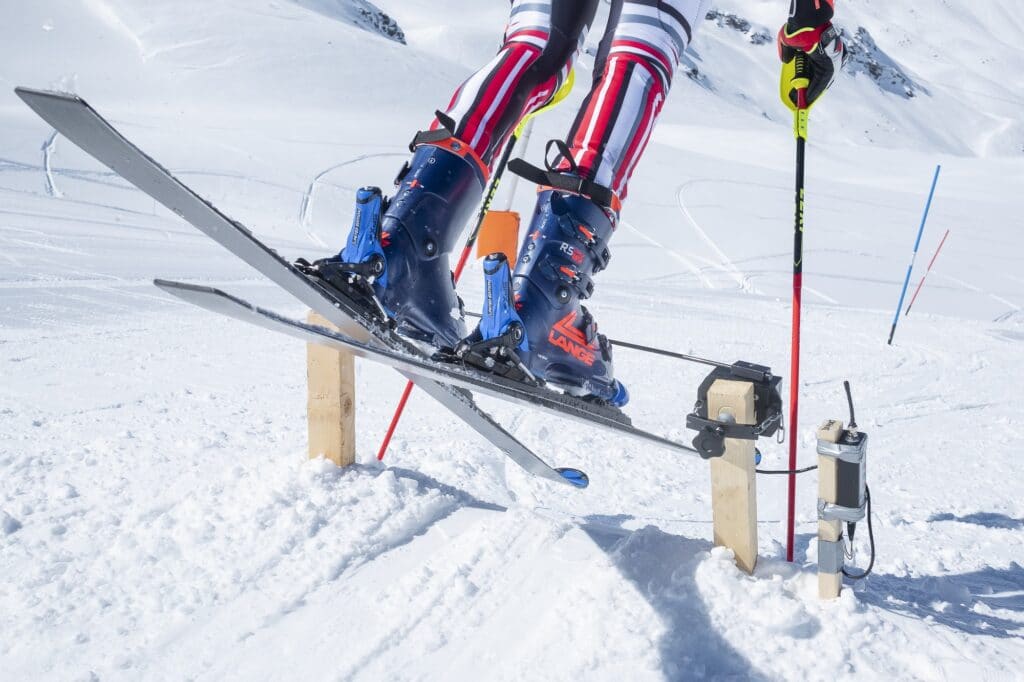 FIS racer at start gate